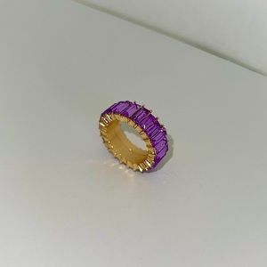 Purple crystal ring!